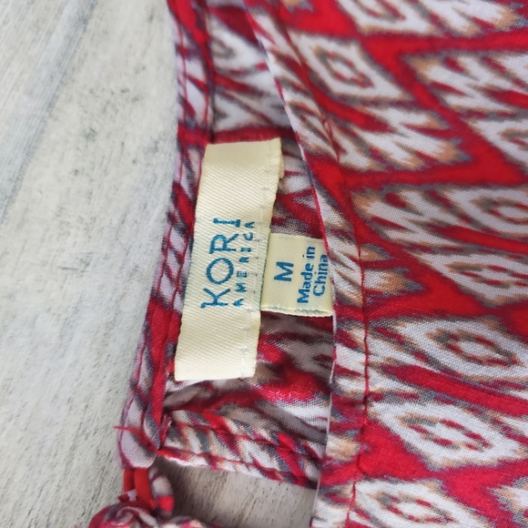 Kori America Red Lace Boho Dress - Picture 7 of 7